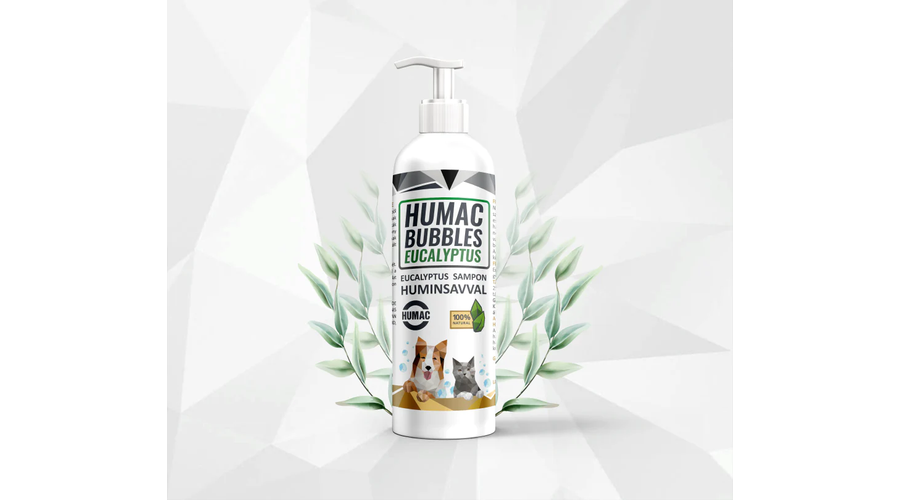 HUMAC® BUBBLES sampon, Eucalyptus, 250 ml, HUMAC Hungary